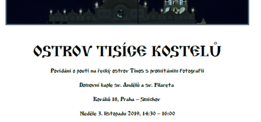 Přednáška o pouti na ostrov Tinos